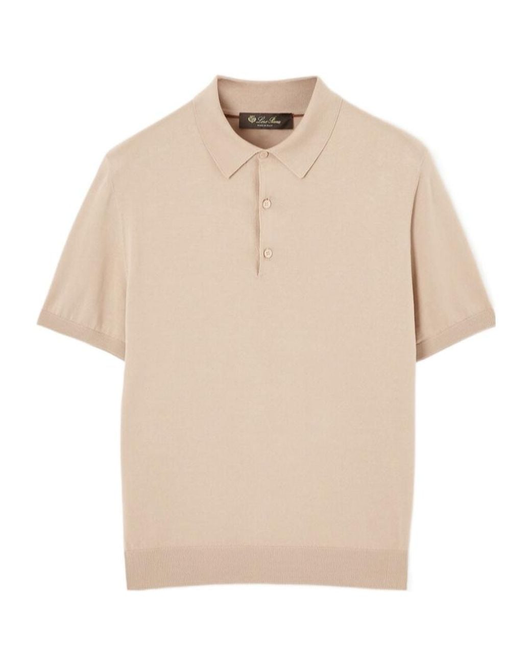 Loro Piana Natural Polo Shirt for men