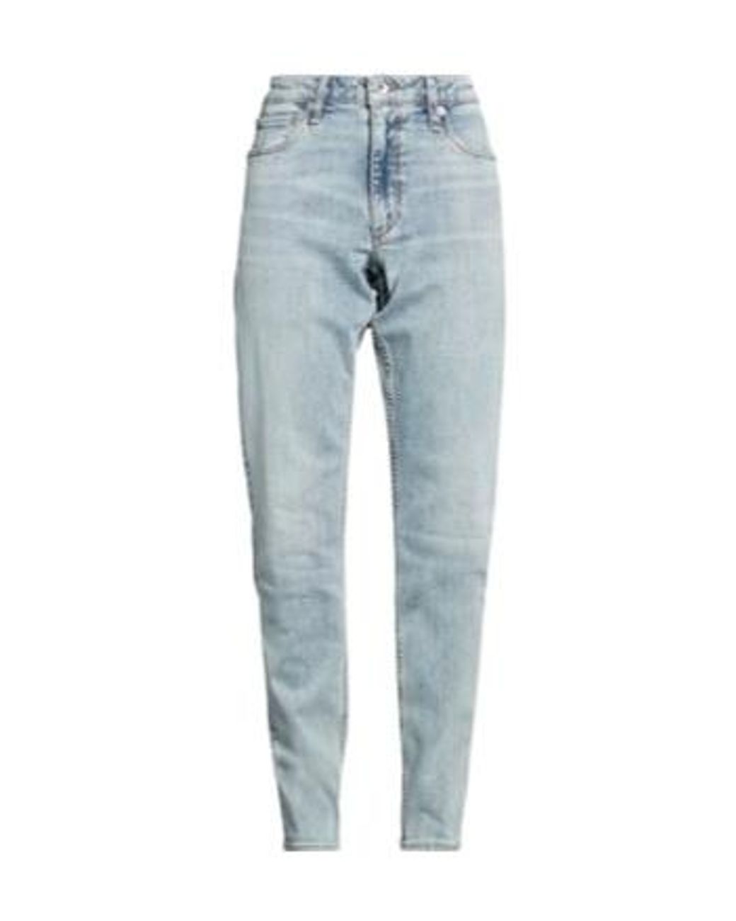 Rag & Bone Blue High-Rise Skinny Jeans
