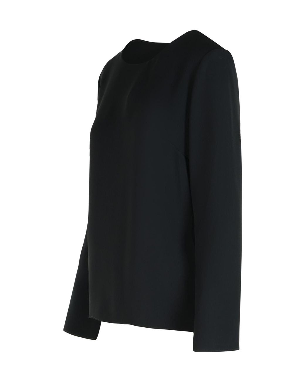 P.A.R.O.S.H. Black Long-Sleeve Blouse