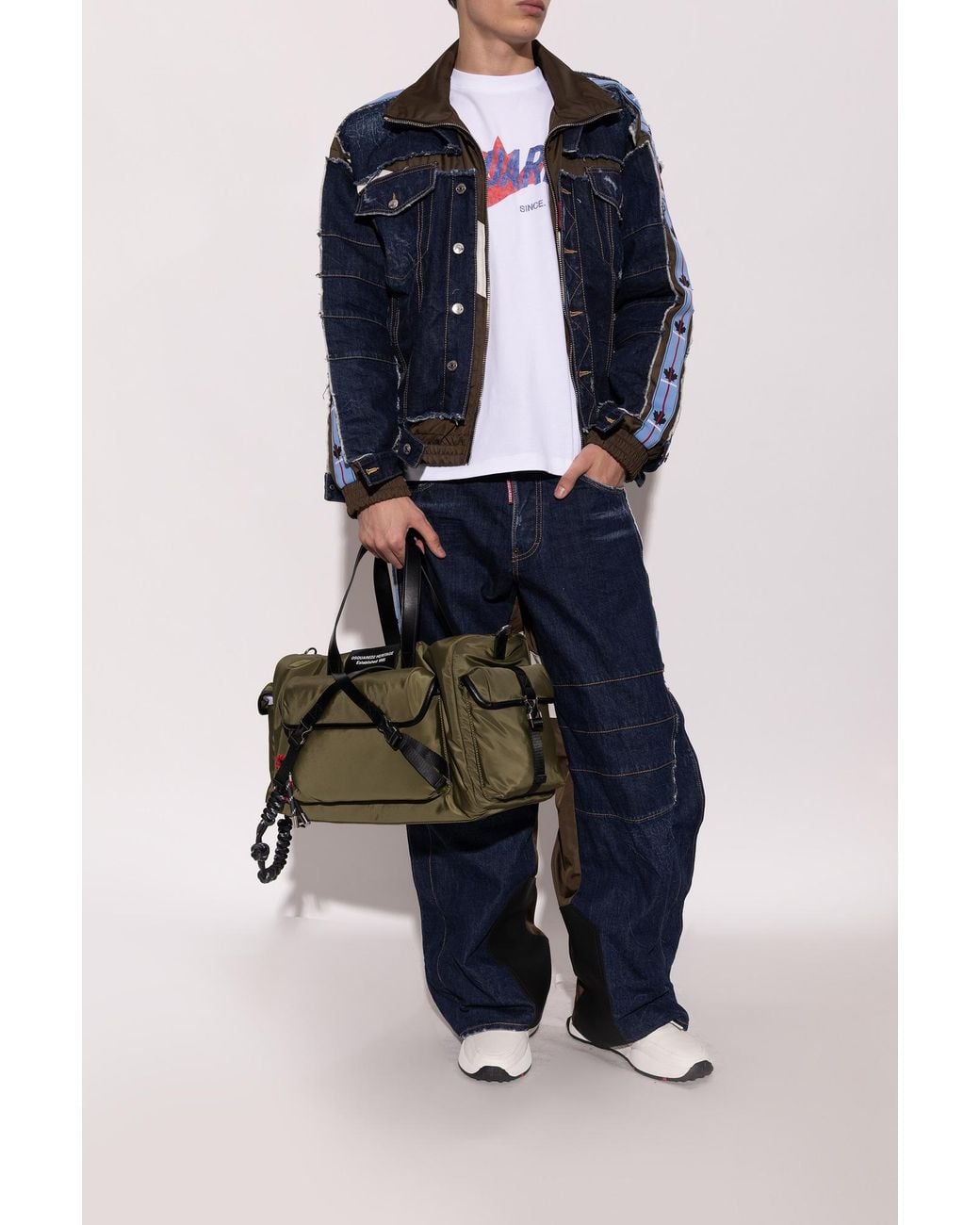 DSquared² White D2 Flow Sneakers for men