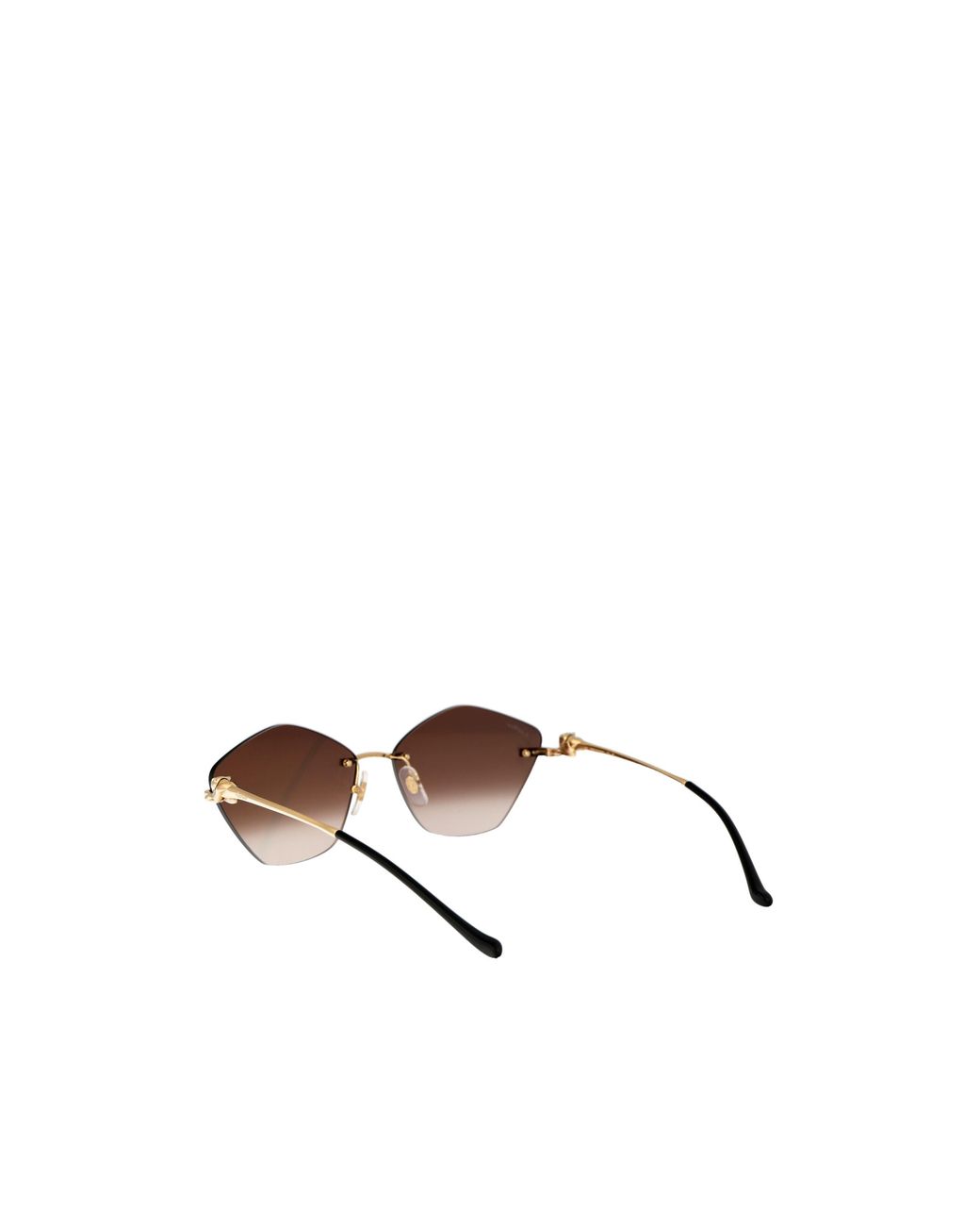 Cartier Multicolor Geometric Frame Sunglasses