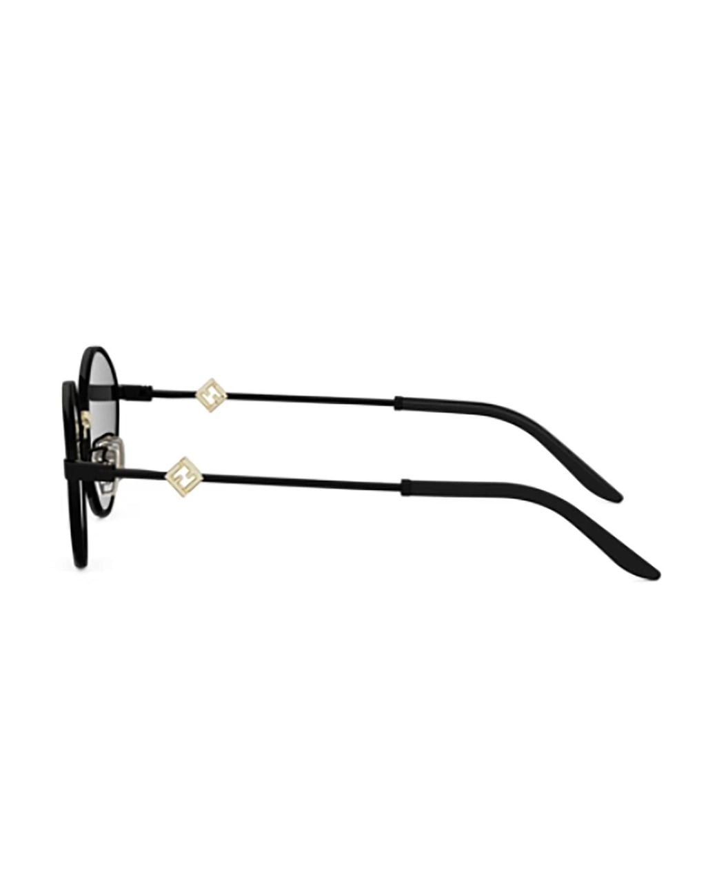 Fendi White Eyewear Oval Frame Sunglasses