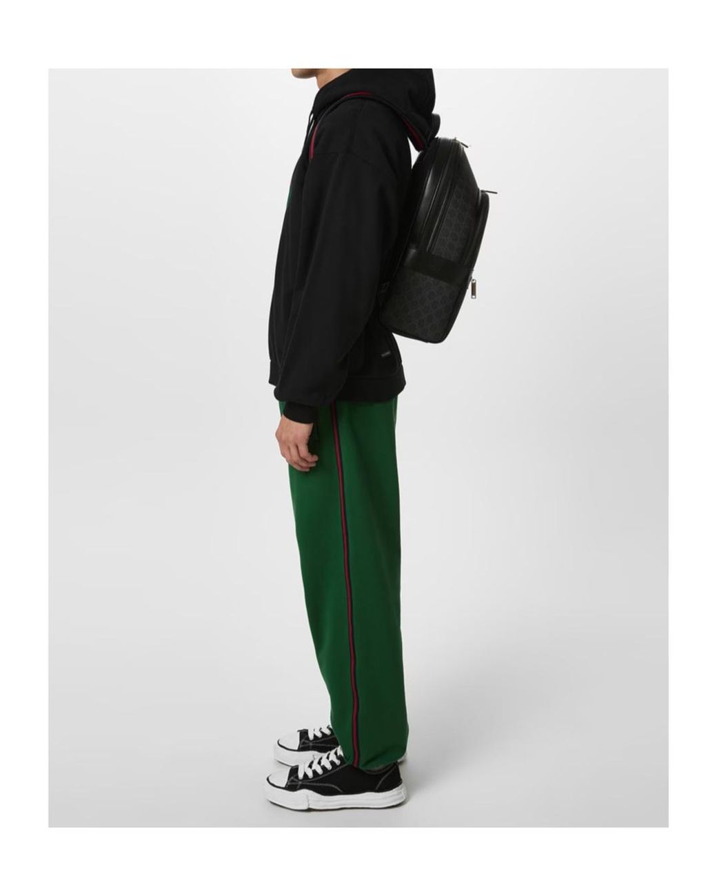 Gucci Black Logo Backpack for men