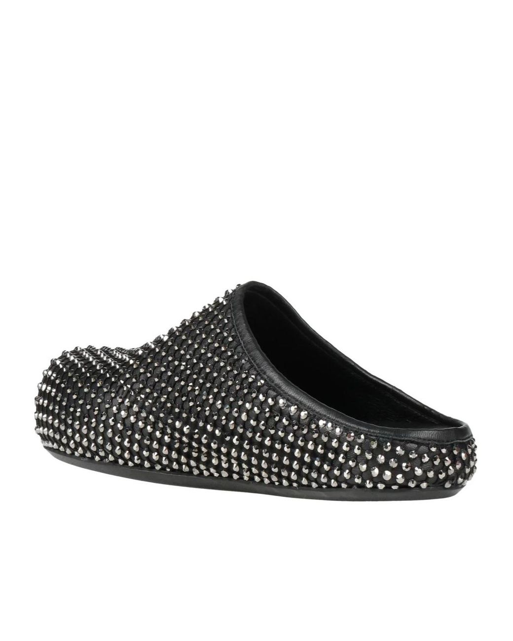 Marni Black Leather Mules