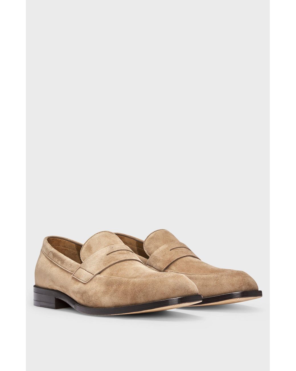 Boss Natural Boss Penny Trim Loafers for men