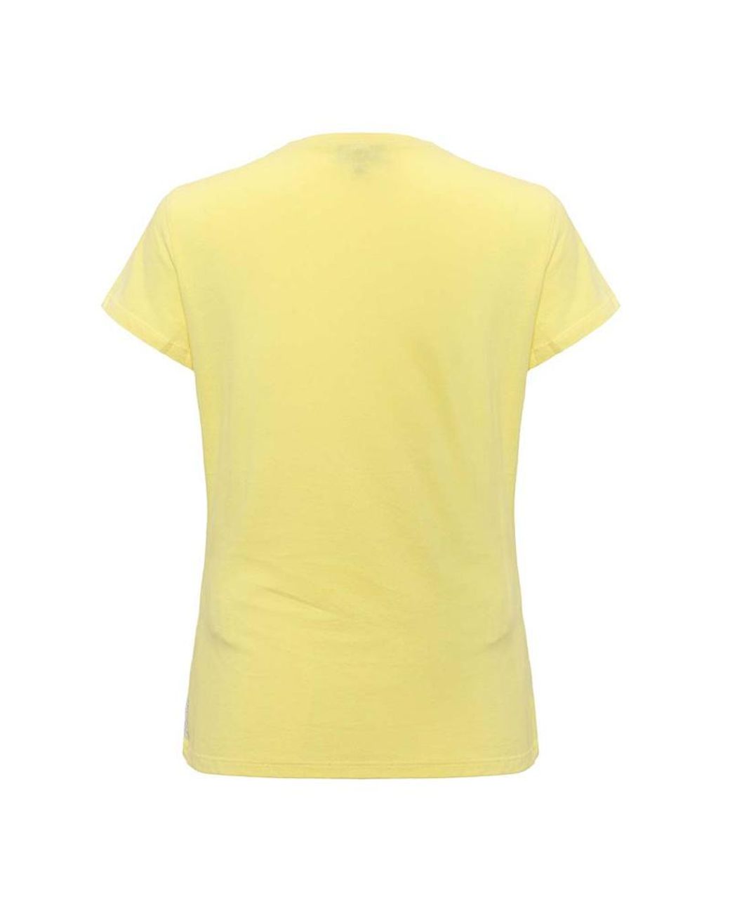 Armani Jeans Yellow Printed T-Shirt