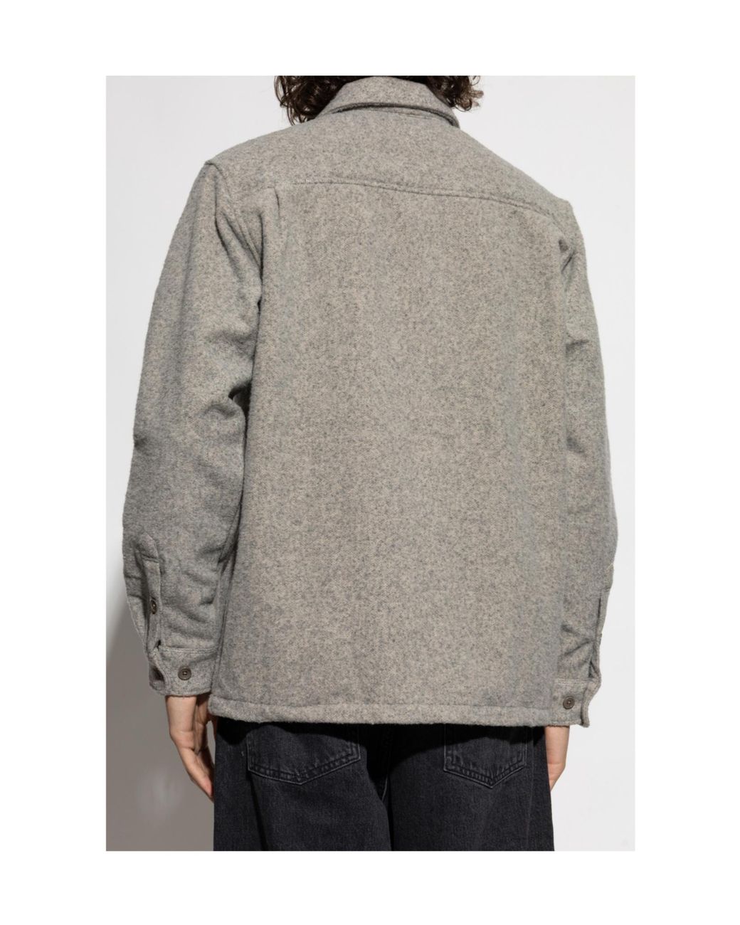 Samsøe & Samsøe Gray Samsøe Samsøe Sadamon Jj Overshirt for men