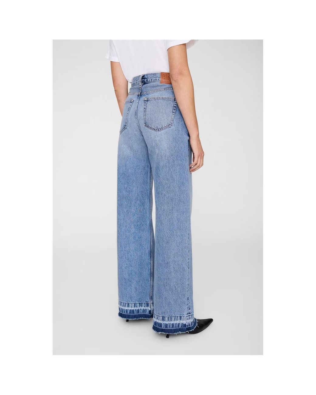 Anine Bing Blue Lewis Bootcut Jeans