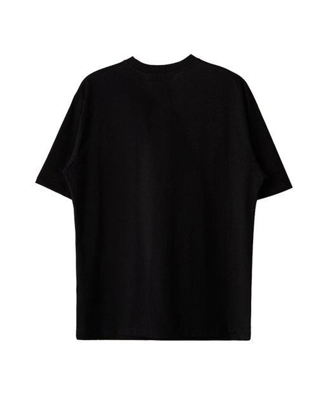 MSGM Black Logo Details T-Shirt
