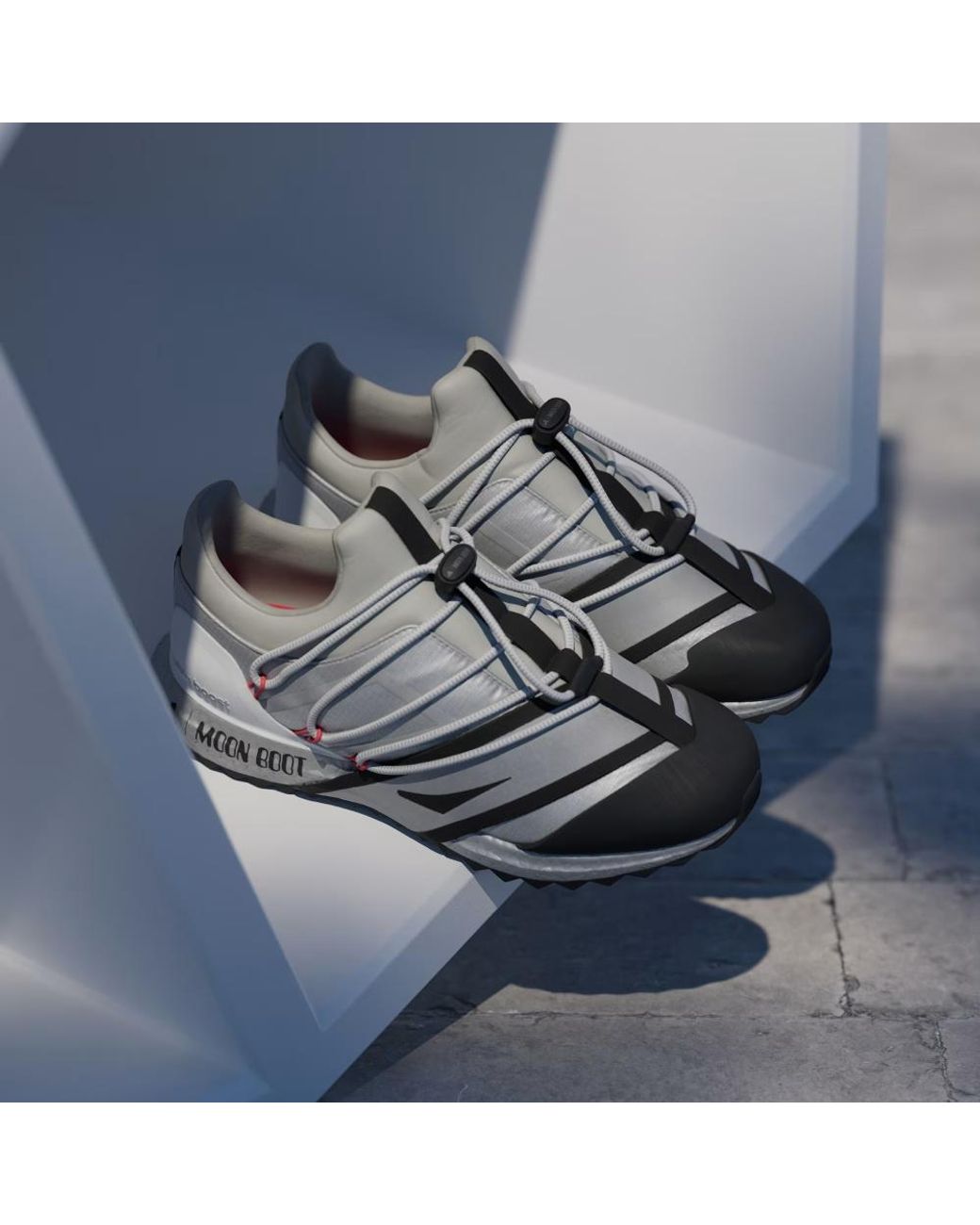 Adidas Gray X Moon Boot Ultraboost 1.0 Sneakers