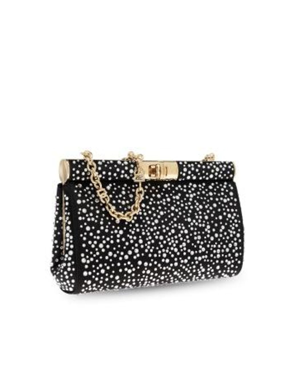 Dolce & Gabbana Black Small Marlene Shoulder Bag