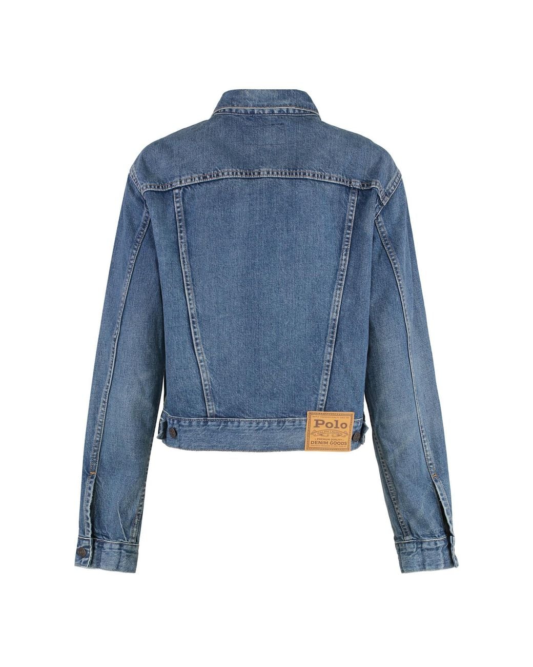 Polo Ralph Lauren Blue Logn Sleeved Buttoned Denim Jacket