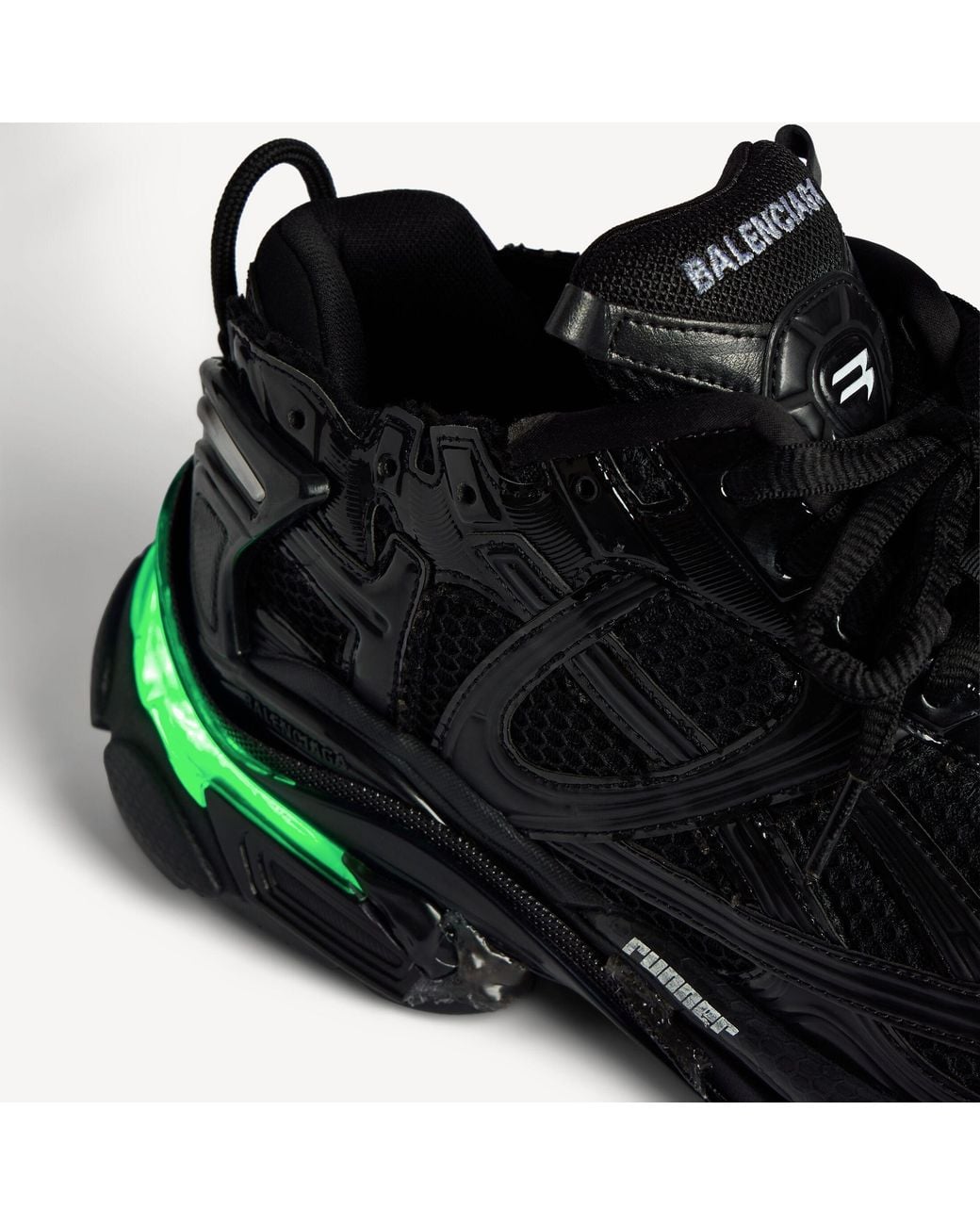 Balenciaga Black Runner Led Sneaker for men