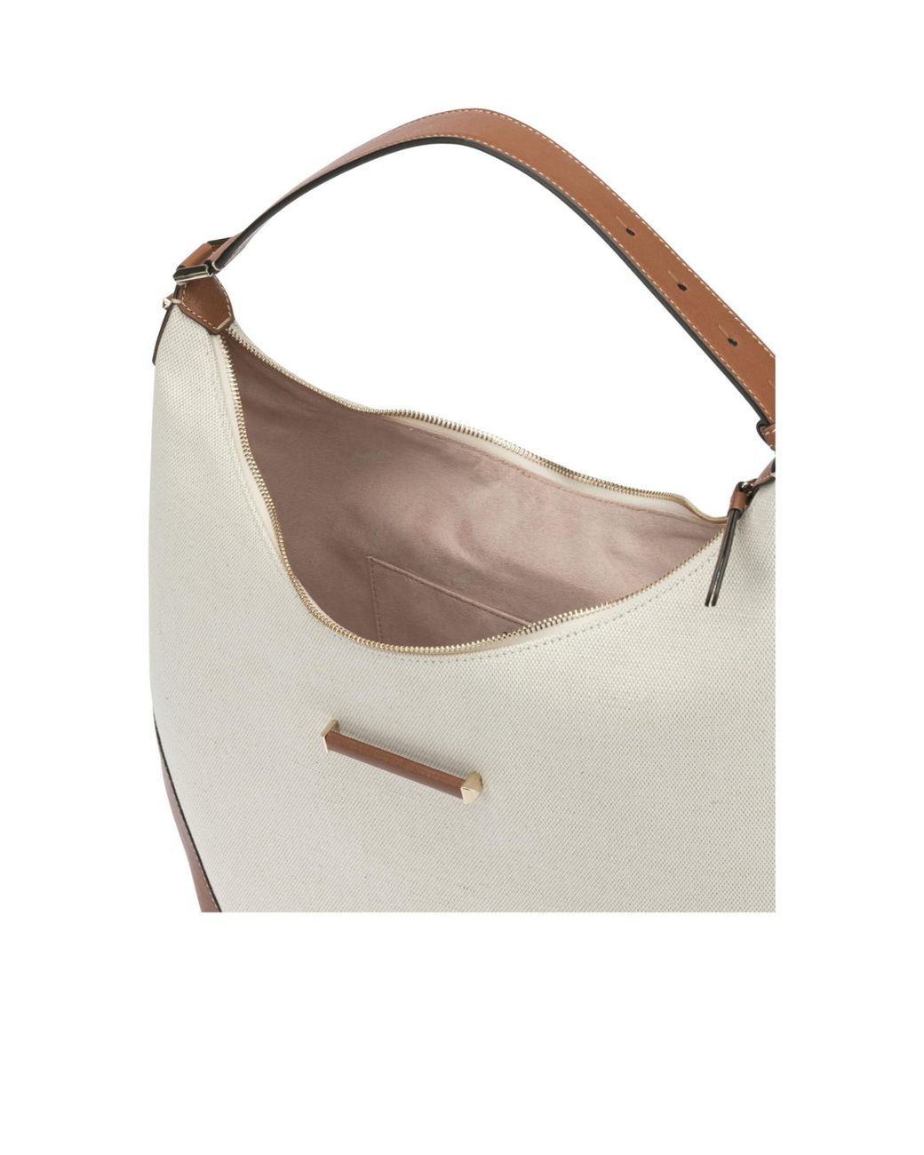 Jimmy Choo White Bar Hobo Large Shoulder Bag