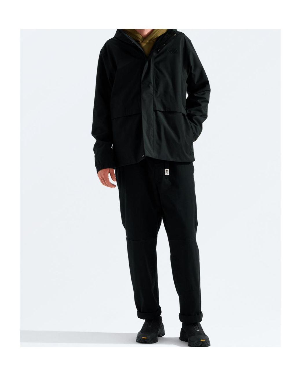 The North Face Black Dryvent Waterproof Jacket for men