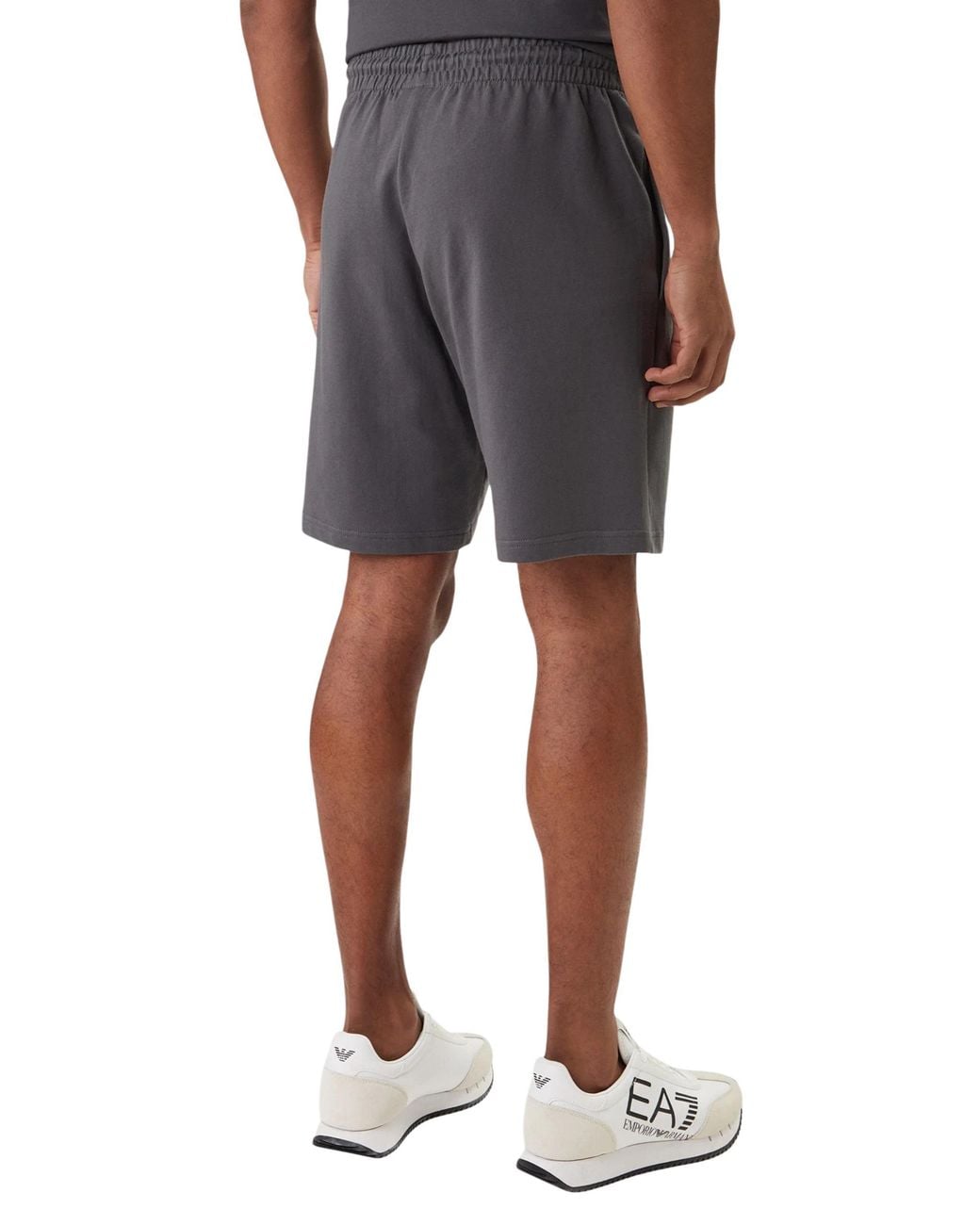 EA7 Blue Wide Leg Shorts for men