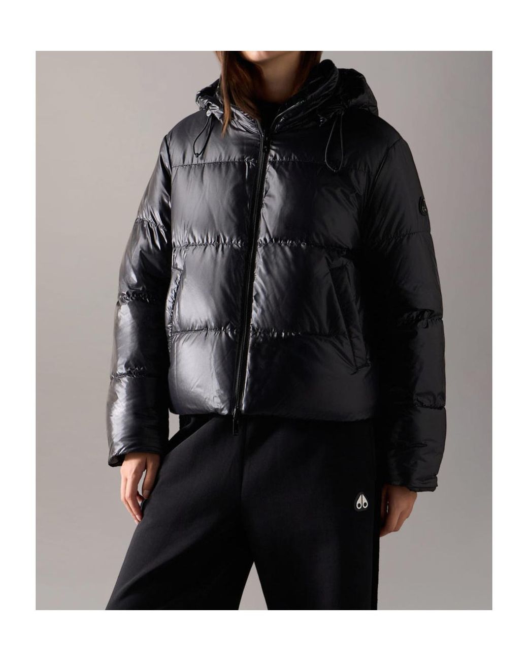 Moose Knuckles Black Queens Reversible Down Puffer