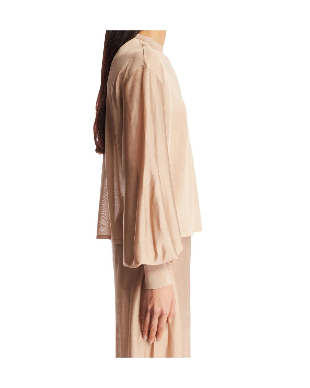 Alaïa Natural Long-Sleeved Knitwear