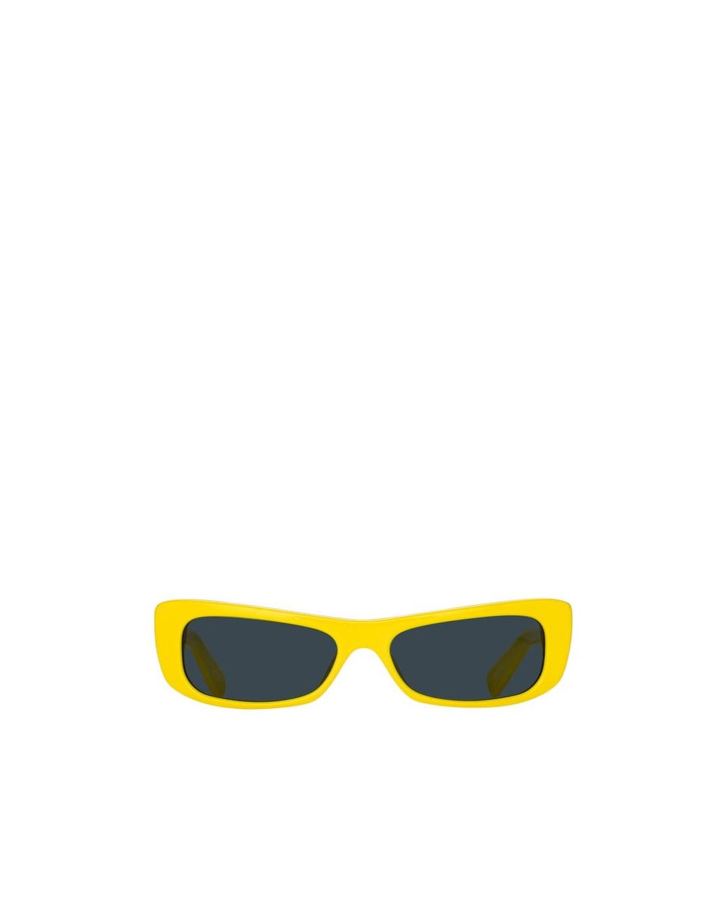 Jacquemus Yellow Capri Celadine Rectangular Sunglasses