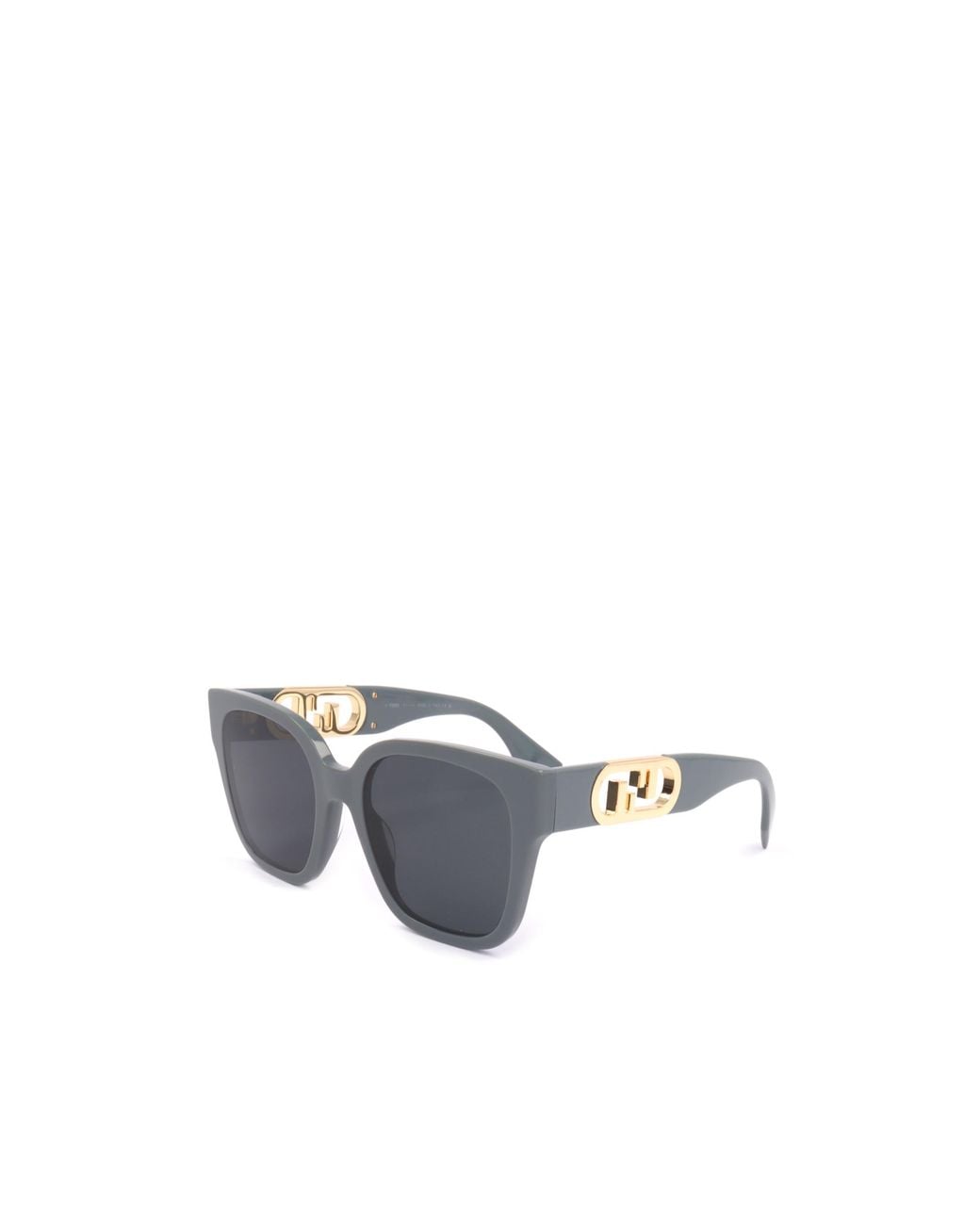 Fendi White Full Frame Sunglasses