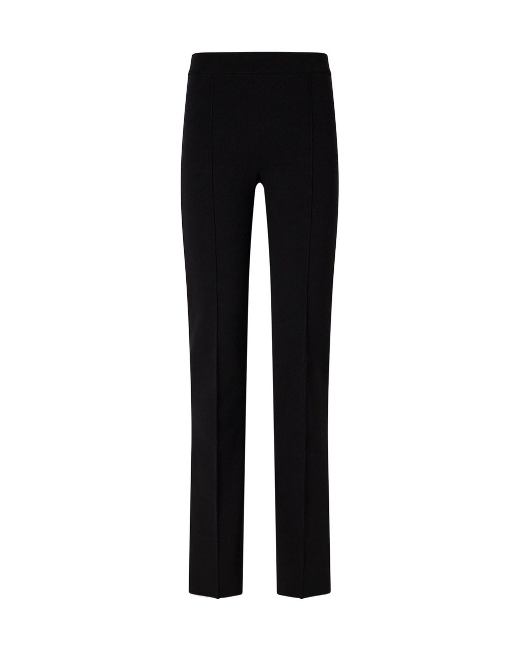 High Sport Black Straight-Leg Pants