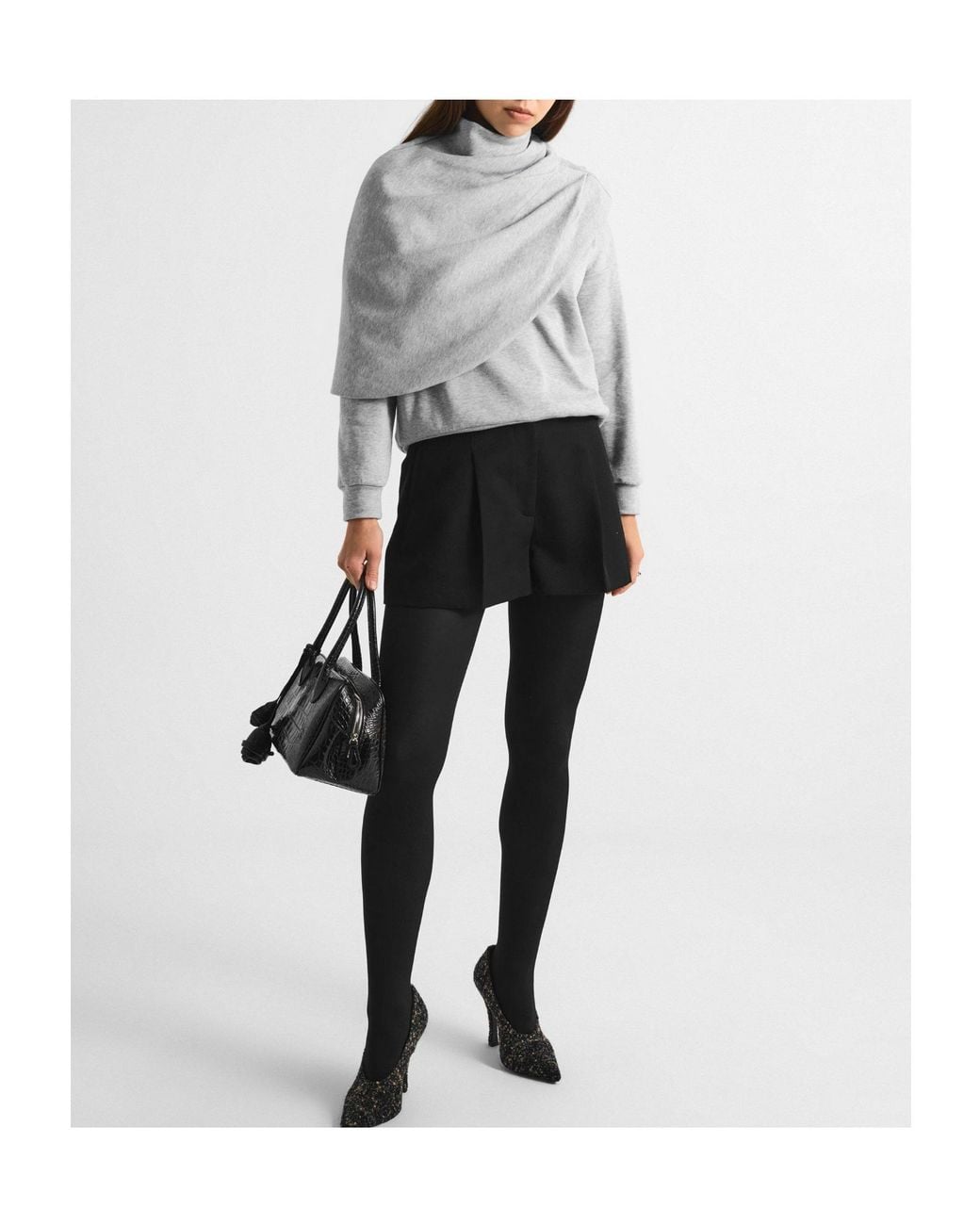Magda Butrym Gray Light Heather Sweatshirt