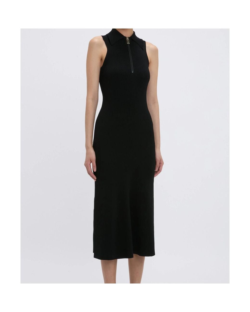 Victoria Beckham Black Sleeveless Dress