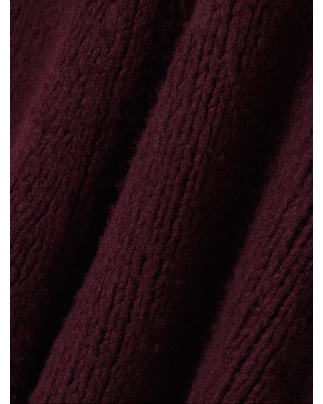 Gabriela Hearst Purple High Waist Midi Skirt