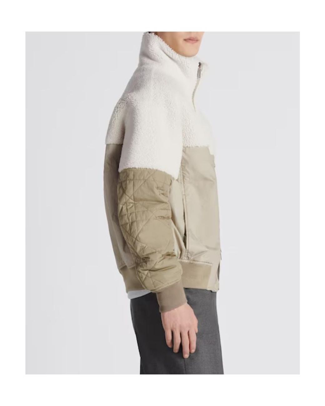Dior White Bomber Jacket for men