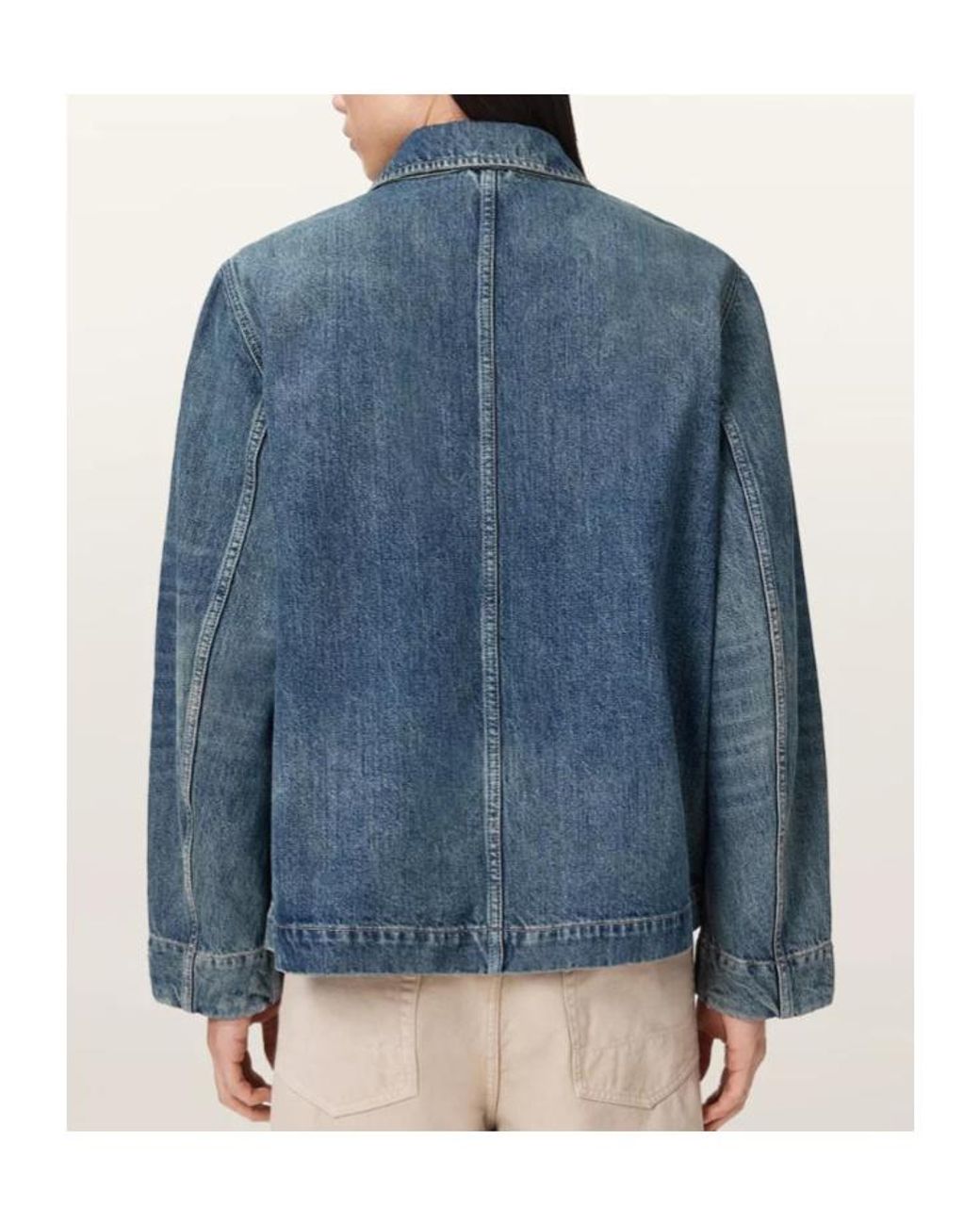 AllSaints Blue Mukesh Jacket for men