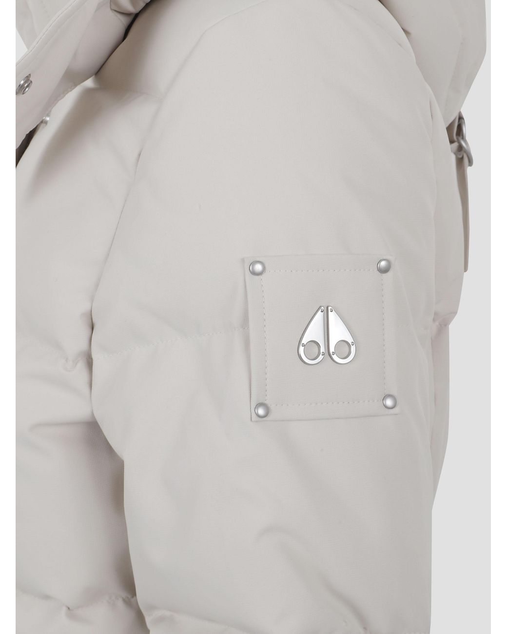 Moose Knuckles Natural Cloud 3Q Sh Hooded Puffer Coat