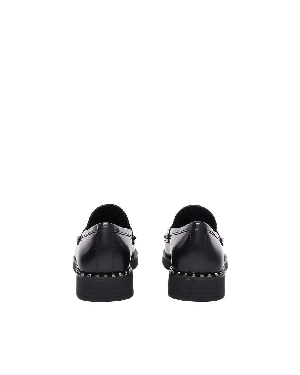 Ash Black Round-Toe Loafers