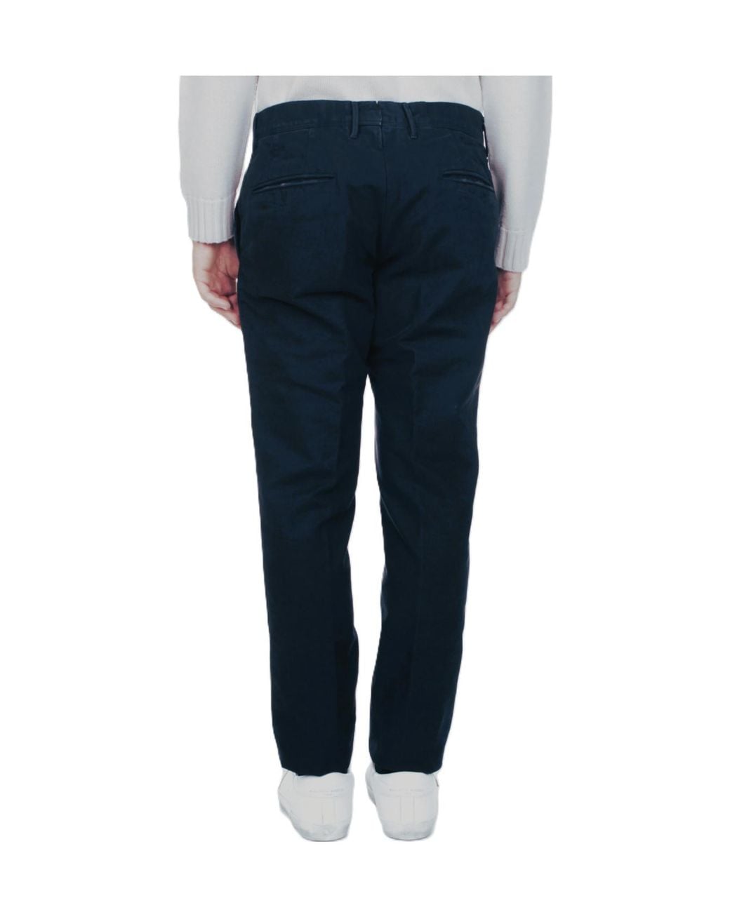 Incotex Blue Casual Trousers With Belt Loops for men