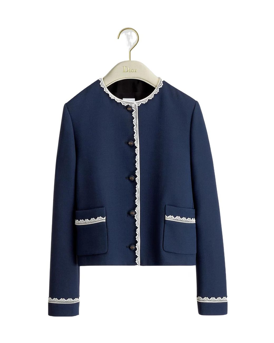 Dior Blue Cropped Jacket