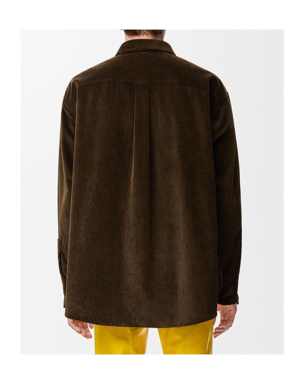 Loewe Brown Long Sleeve Buttoned Shirt for men