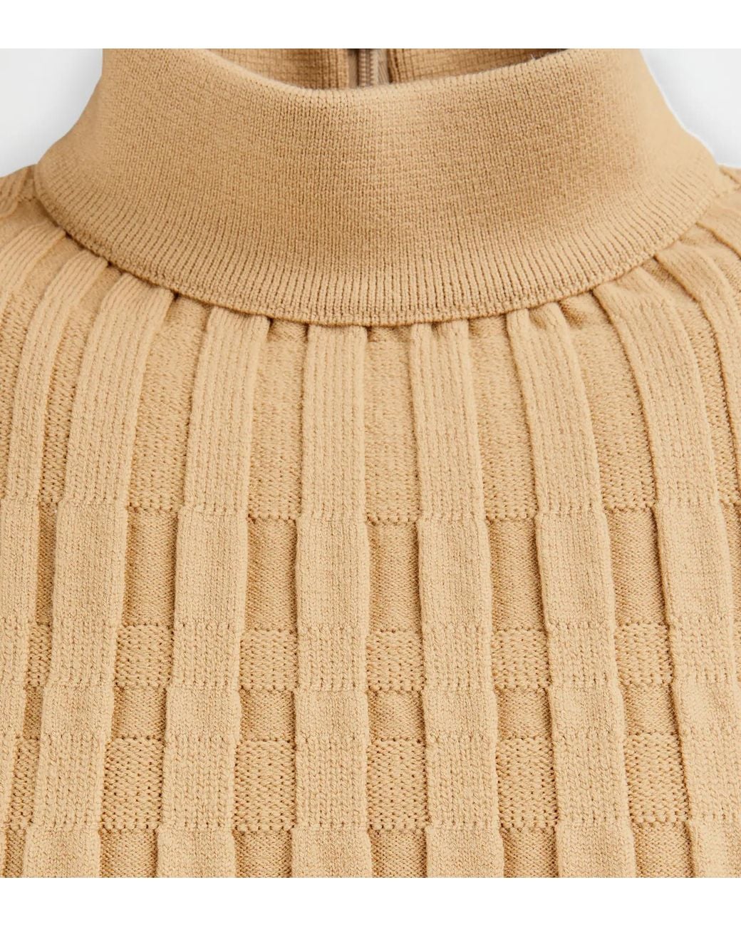 Tod's Natural Long Knitted Dress
