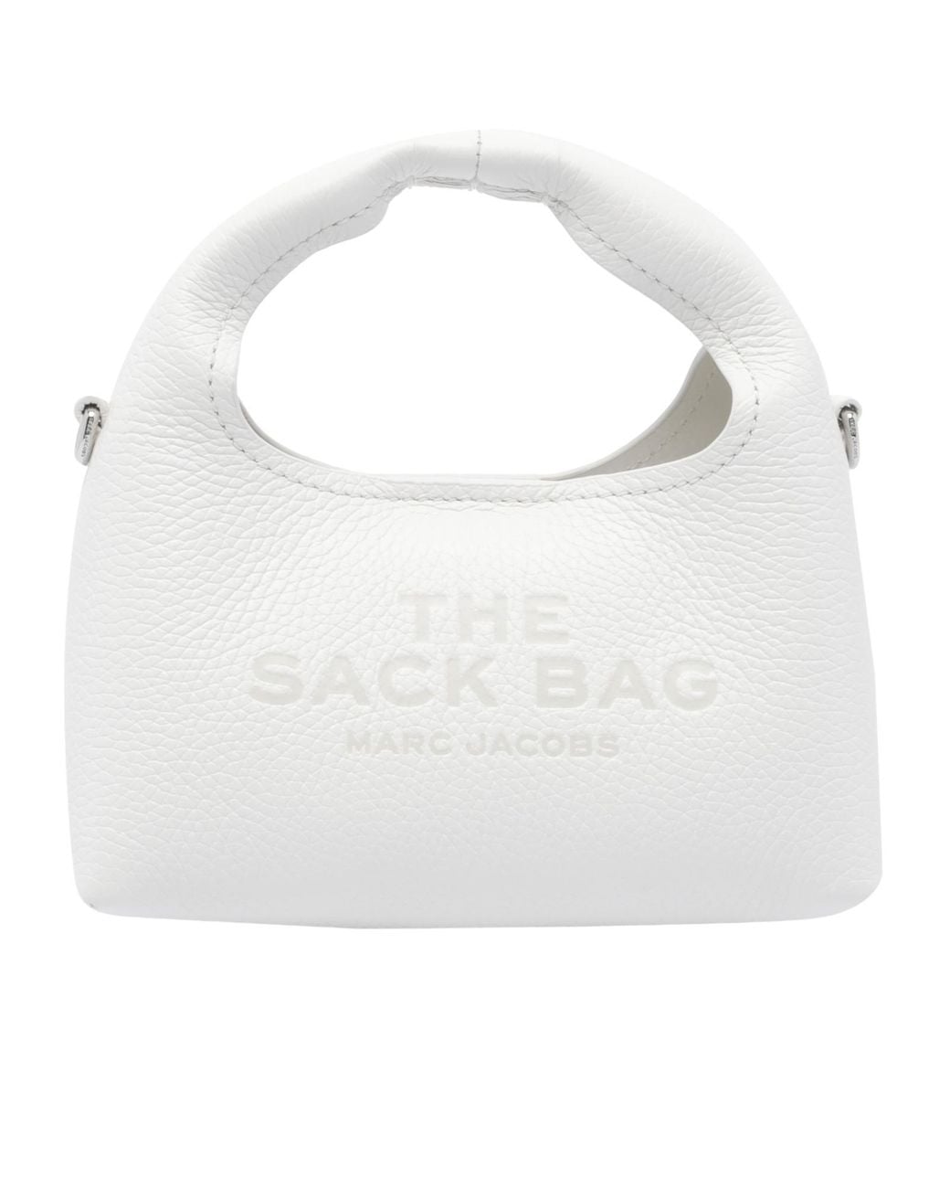 Marc Jacobs White The Micro Crossbody Sack Bag