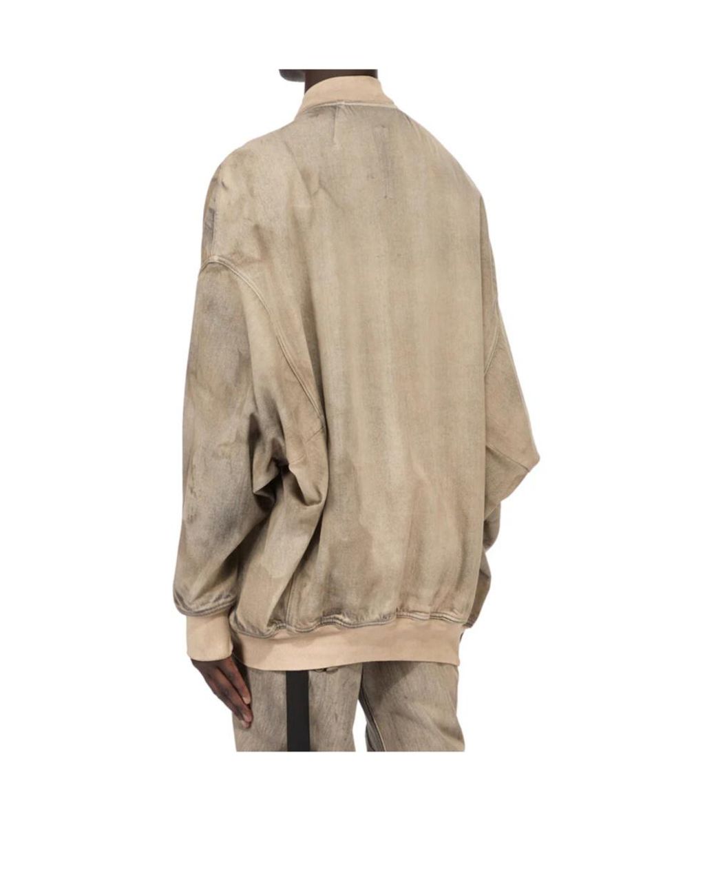 Rick Owens Natural Jumbo Flight Jacket for men