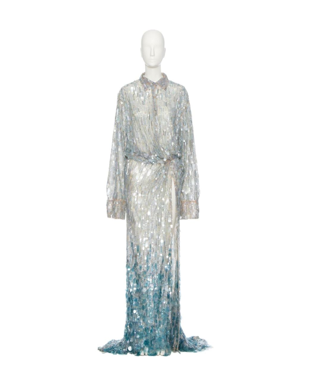 Valentino White Long Sleeve Dress