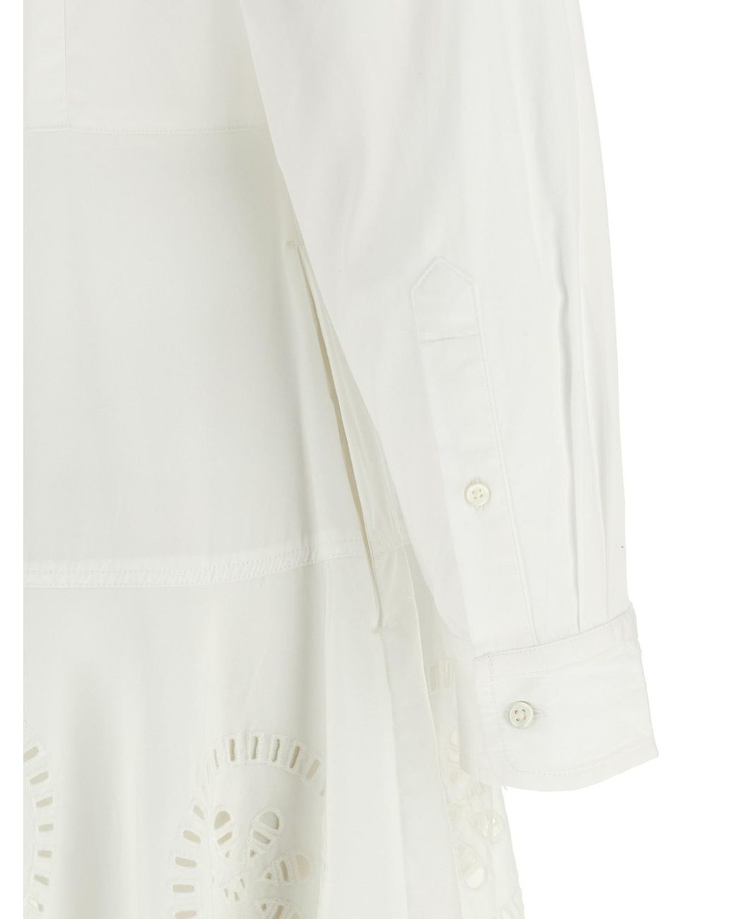 Polo Ralph Lauren White Broderie Shirt Dress