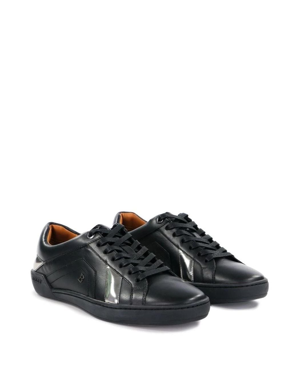 Bally Black Logo Casual Sneakers for men