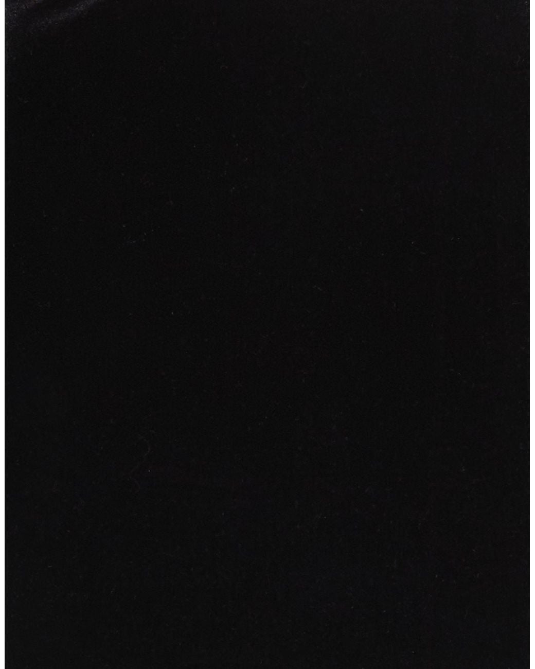Ganni Black Velvet Pencil Skirt