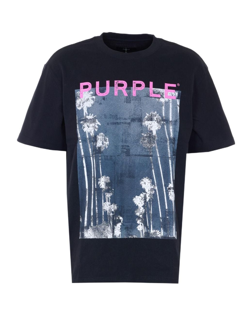 Purple Brand Blue Graphic Print T-Shirt for men