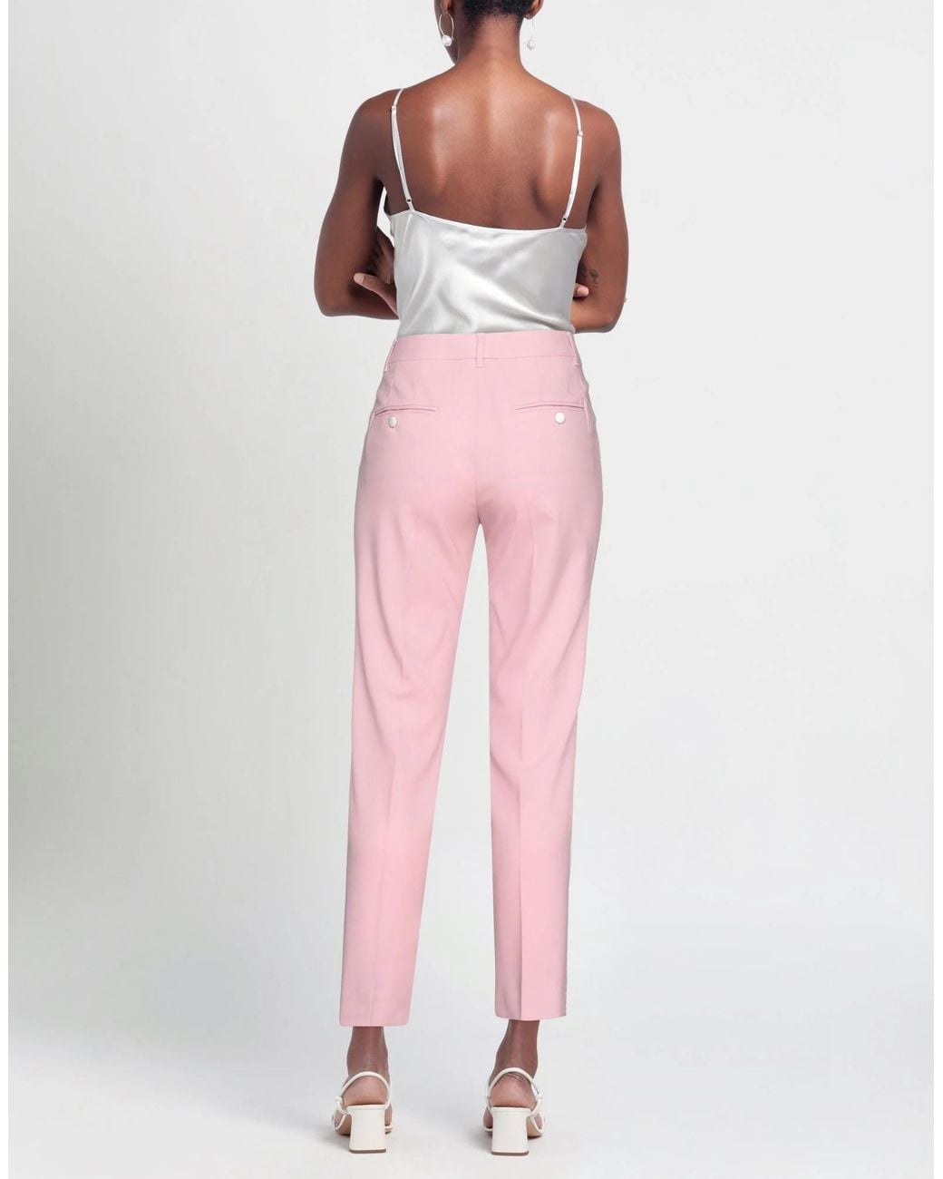 Dolce & Gabbana Pink Formal Trousers