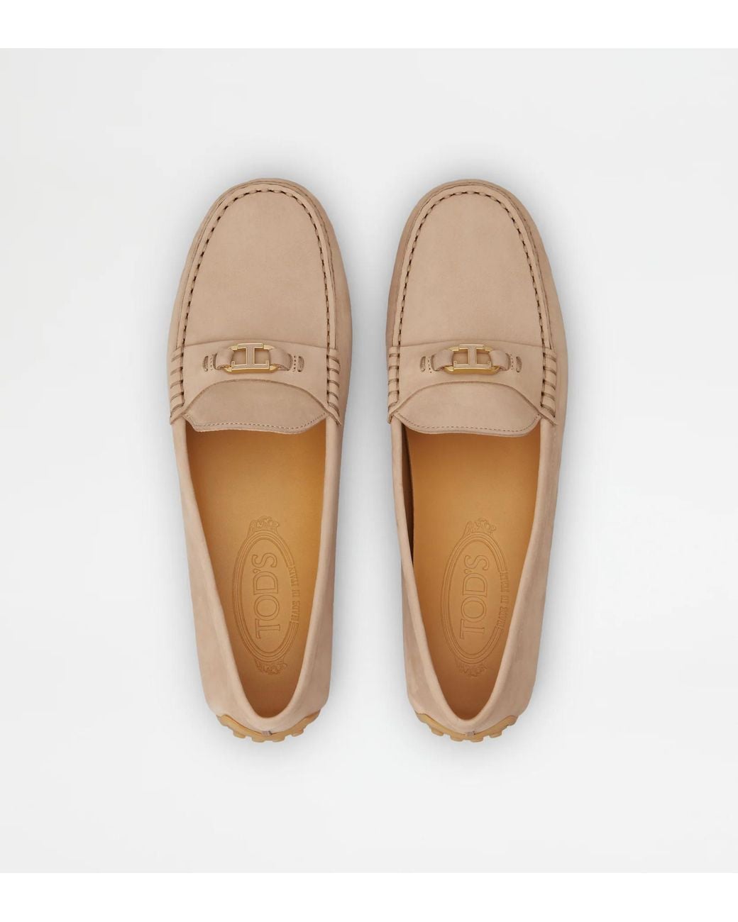 Tod's Natural City Gommino Loafers