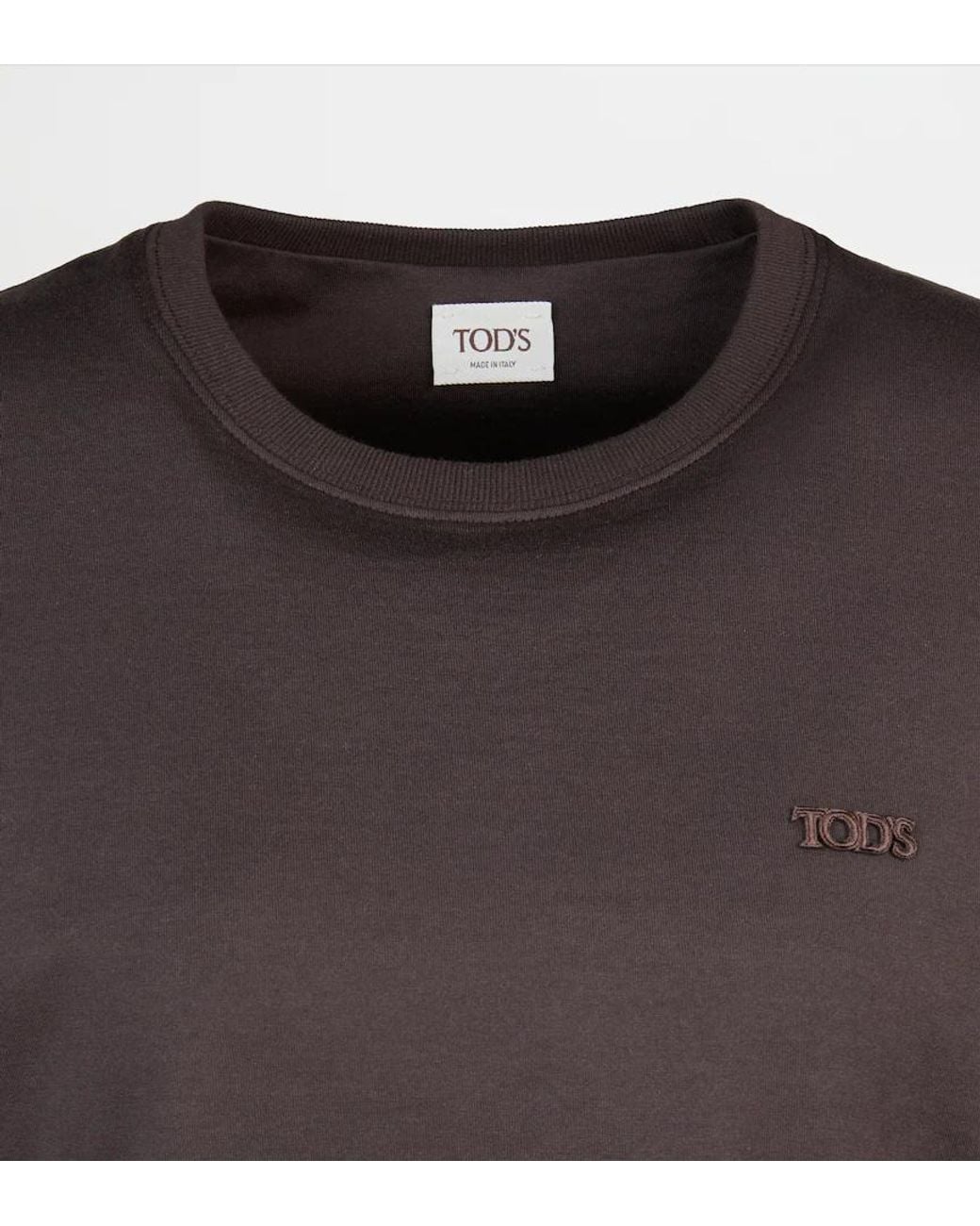 Tod's Black Crew Neck T-Shirt