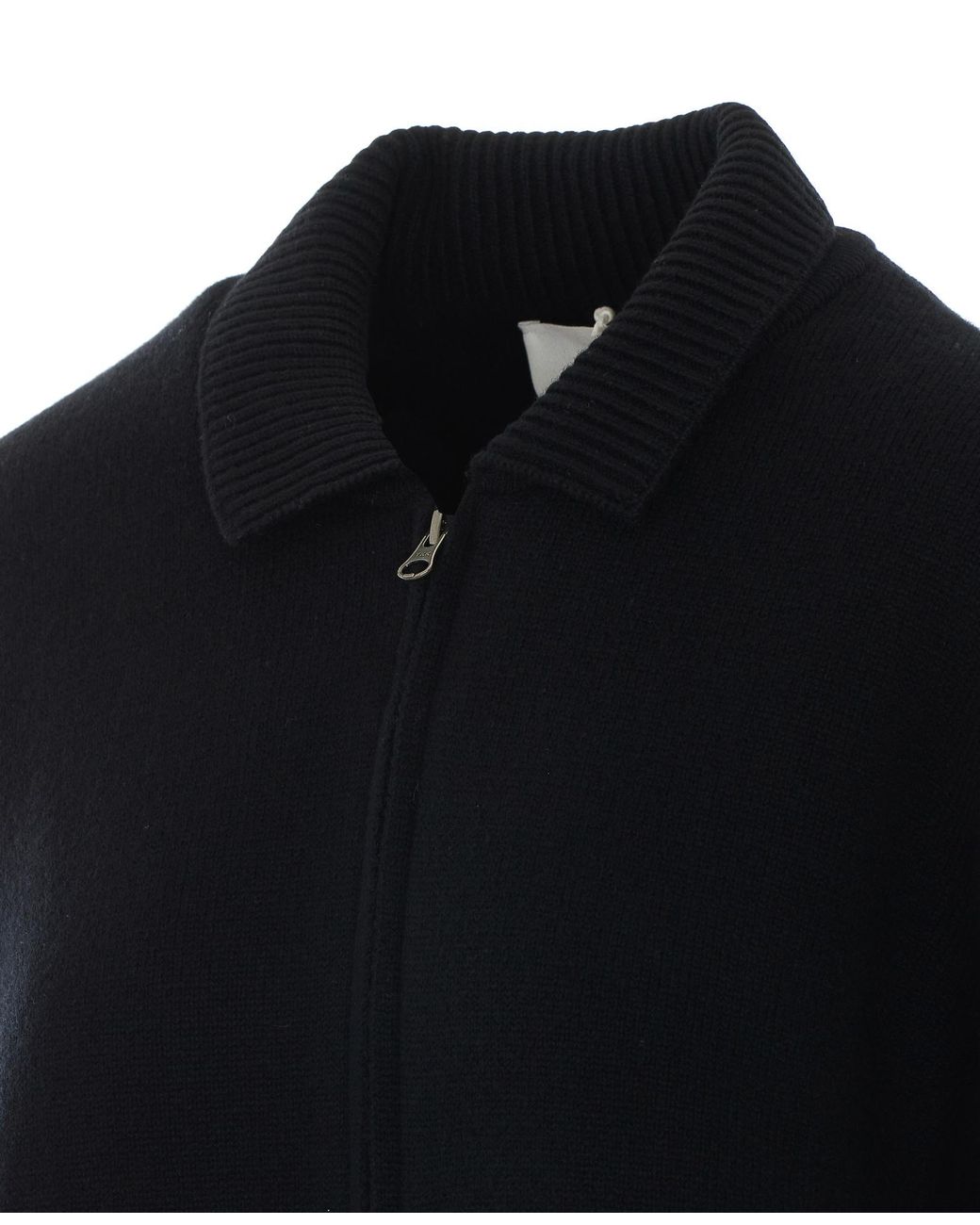 Lisa Yang Black Aleya Zip-Up Cardigan