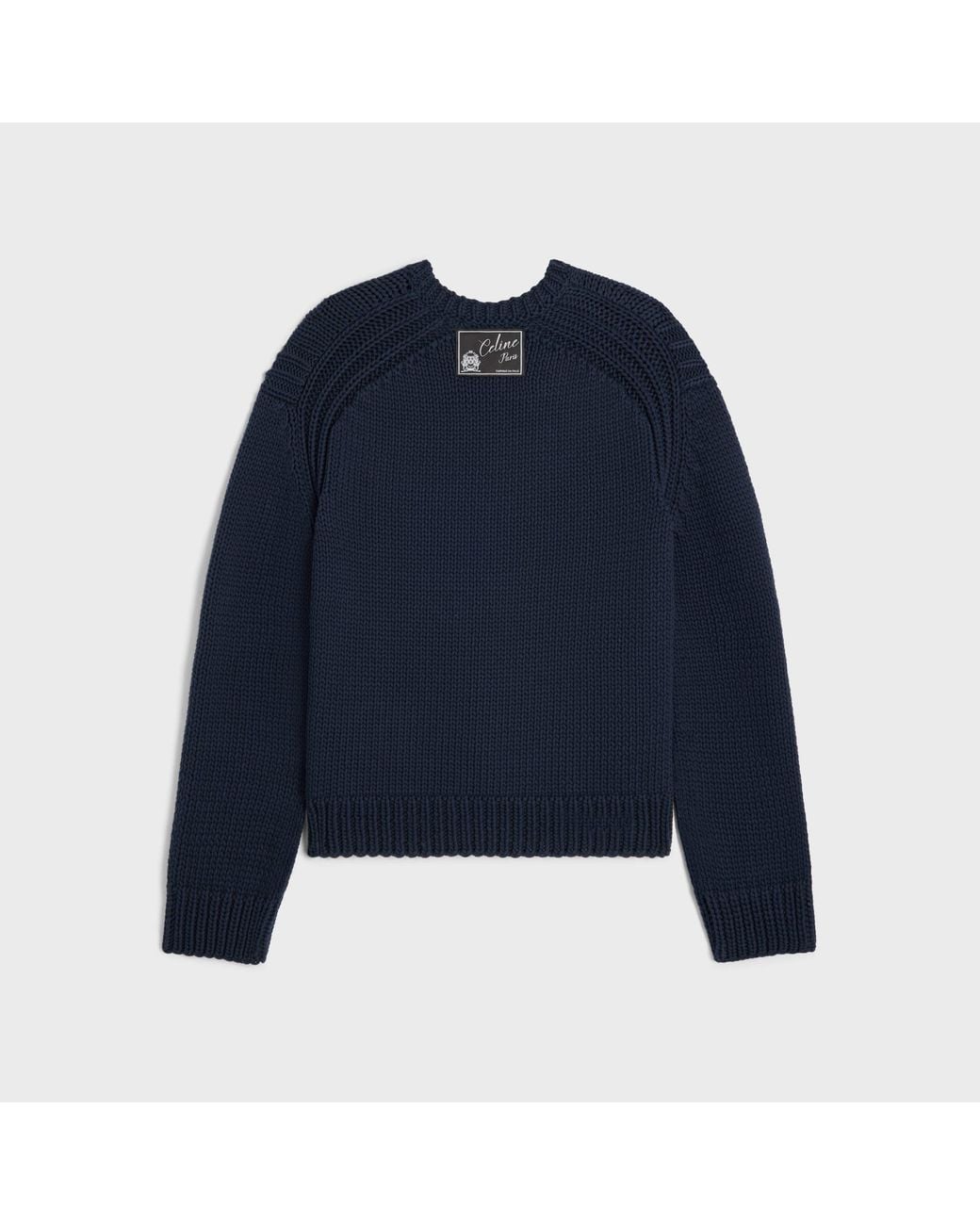 Céline Blue Crewneck Sweater