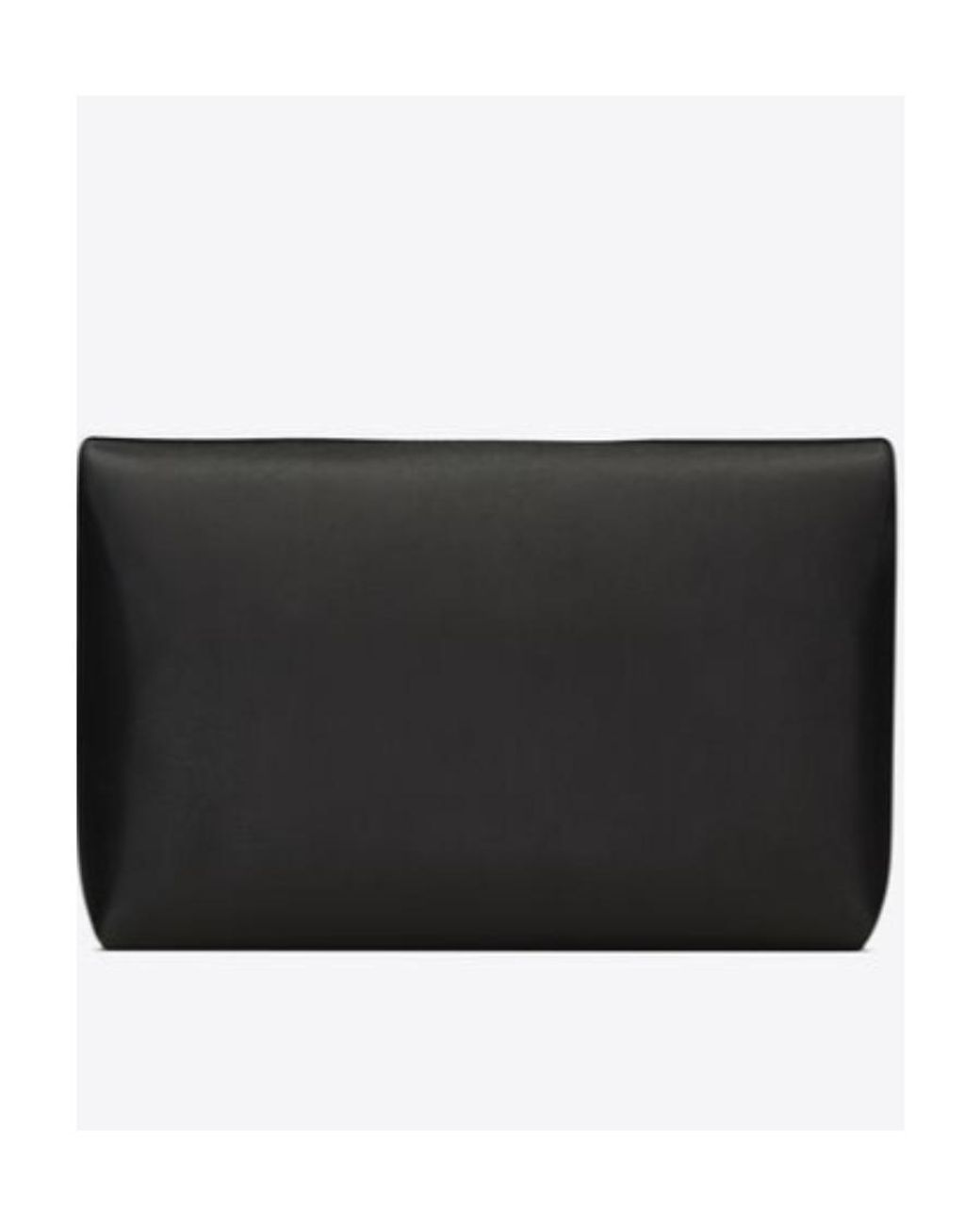 Saint Laurent Black Cassandre Small Envelope Pouch