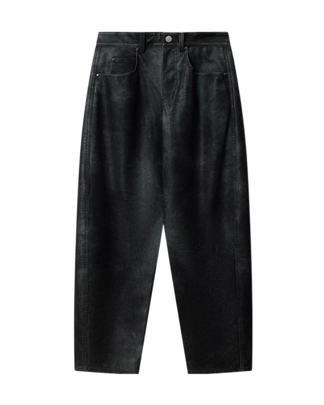 Isabel Marant Black Étoile Belky Straight-Leg Pants